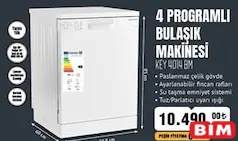 KEYSMART 4014 BM 4 PROGRAMLI BULAŞIK MAKİNESİ